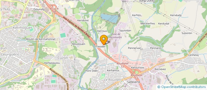 localisation de l'entreprise MADAME MARIE-CHARLOTTE JACQMARCQ  ERGUE GABERIC