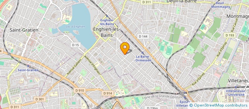 localisation de l'entreprise MADAME MARIE-CHARLOTTE LAMAU à ENGHIEN-LES-BAINS