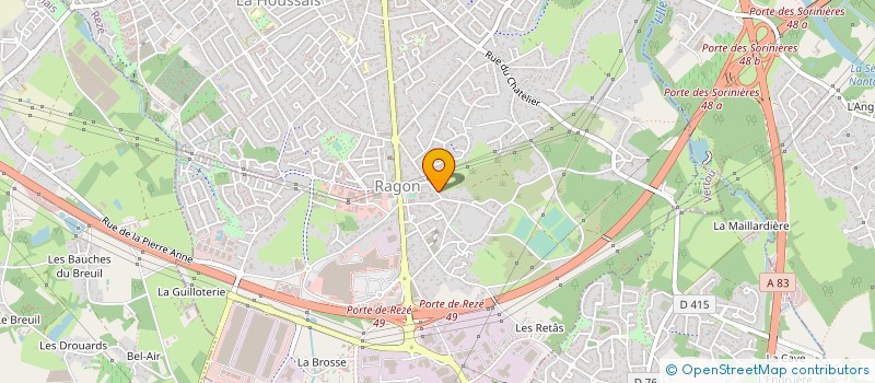 localisation de l'entreprise MADAME MARIE CHARLOTTE LAURIN  REZE