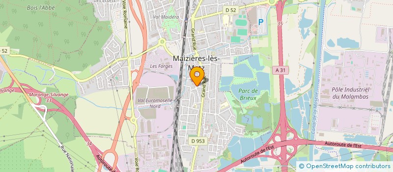 localisation de l'entreprise MADAME MARIE-CHARLOTTE LEMIUS  MAIZIERES-LES-METZ