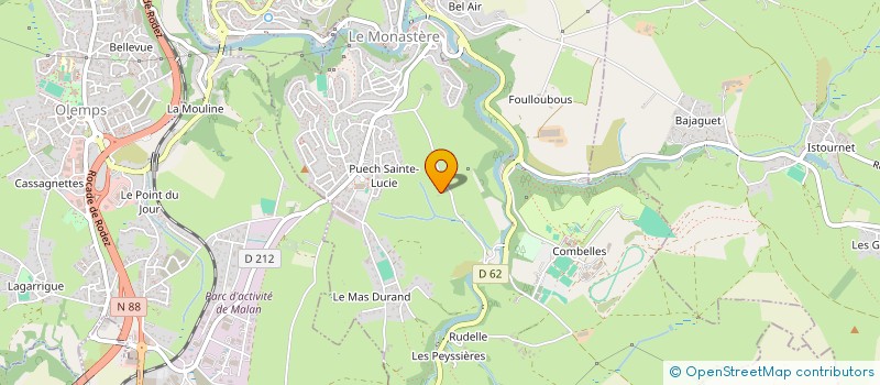 localisation de l'entreprise MADAME MARIE-CHARLOTTE LERENDU  LE MONASTERE