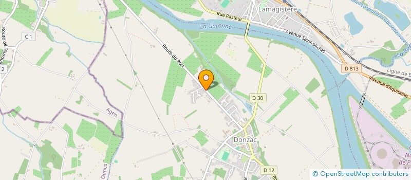 localisation de l'entreprise MADAME MARIE-CHARLOTTE MOUNIE  DONZAC