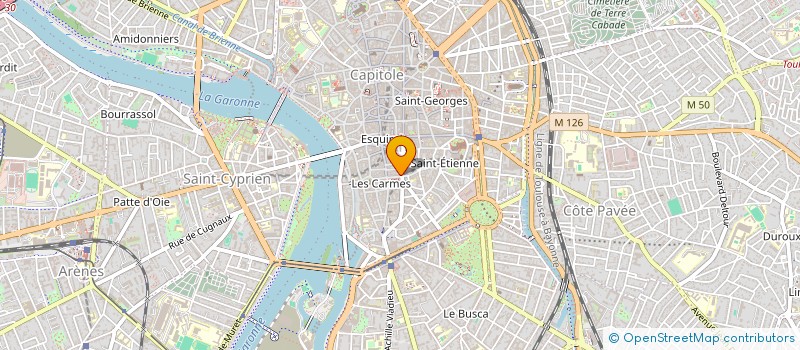 localisation de l'entreprise MADAME MARIE-CHARLOTTE MOUYSSET  TOULOUSE