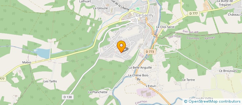 localisation de l'entreprise MADAME MARIE CHARLOTTE NANTEAU  LA GACILLY