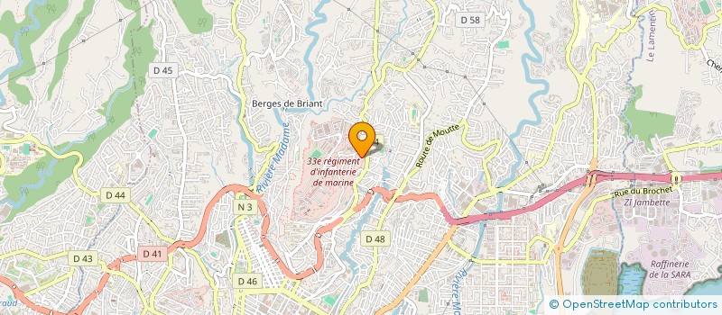 localisation de l'entreprise MADAME MARIE-CHARLOTTE NICOLLE  FORT-DE-FRANCE