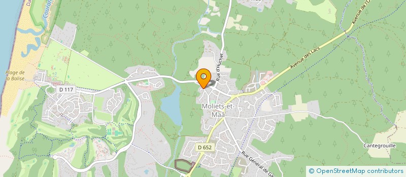 localisation de l'entreprise MADAME MARIE-CHARLOTTE PETIT  MOLIETS-ET-MAA