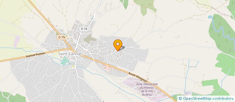 localisation de l'entreprise MADAME MARIE CHARLOTTE PINGET  SAINT-CANNAT