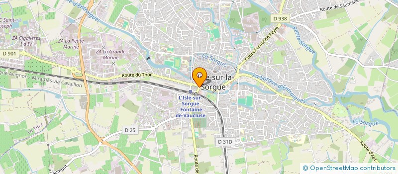 localisation de l'entreprise MADAME MARIE-CHARLOTTE ROULLEAU à L'ISLE-SUR-LA-SORGUE