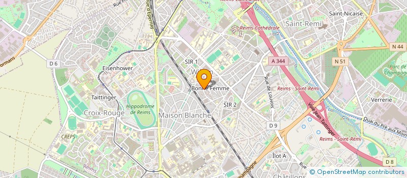 localisation de l'entreprise MADAME MARIE-CHARLOTTE SOHIER  REIMS