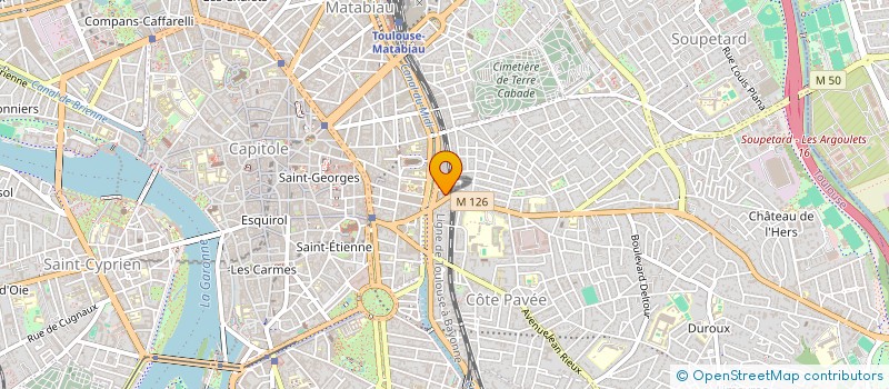 localisation de l'entreprise MADAME MARIE-CHARLOTTE TEULIERES  TOULOUSE