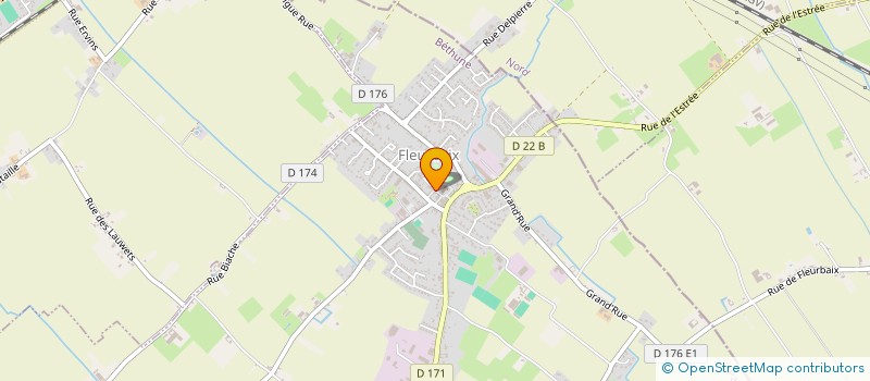 localisation de l'entreprise MADAME MARIE-CHARLOTTE VANSEVEREN  FLEURBAIX