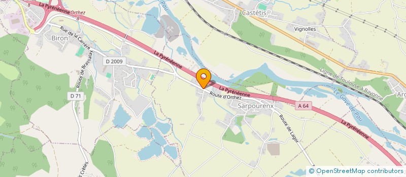 localisation de l'entreprise MADAME MARIE-CHARLOTTE VIDAL  SARPOURENX