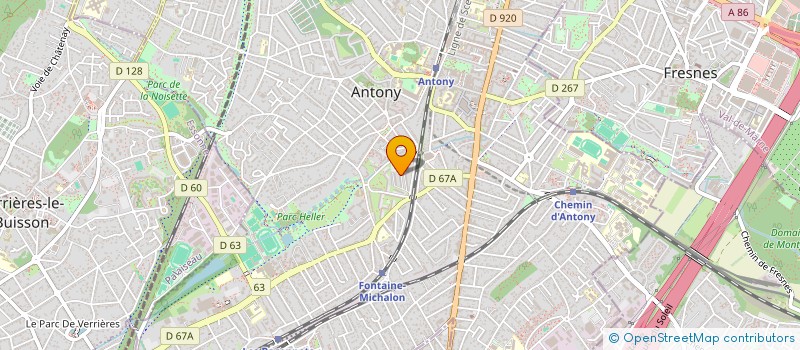 localisation de l'entreprise MADAME MARIE CHARPIOT à ANTONY