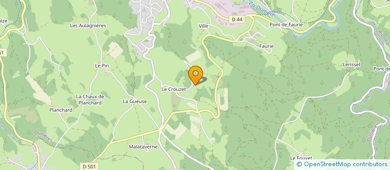localisation de l'entreprise MADAME MARIE CHARRAS à DUNIERES