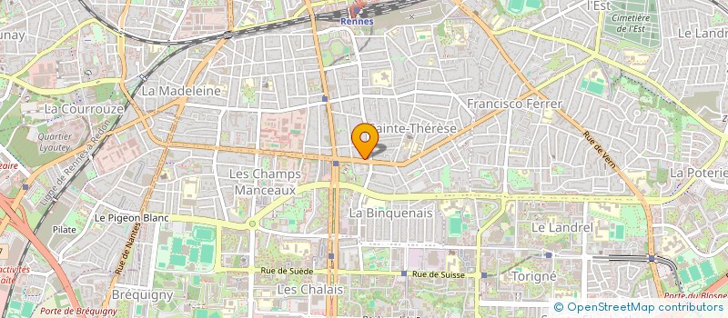 localisation de l'entreprise MADAME MARIE CHARRIER à RENNES