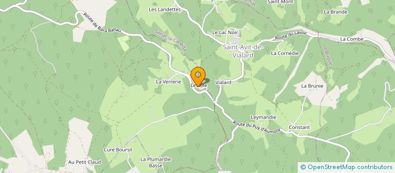 localisation de l'entreprise MADAME MARIE- CHARRIERE  VAL DE LOUYRE ET CAUDEAU