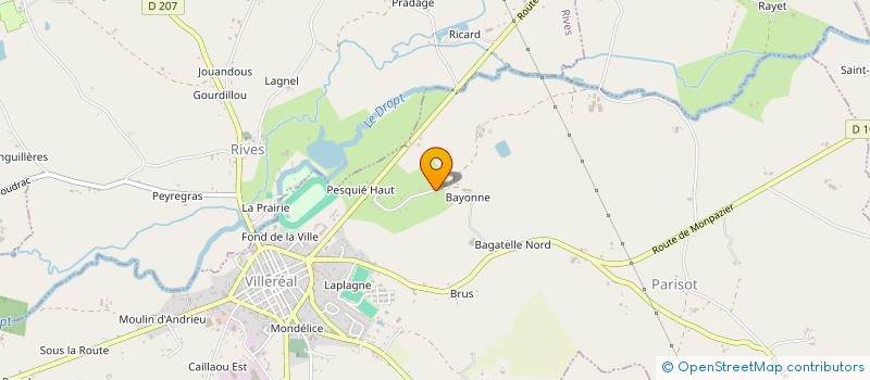 localisation de l'entreprise MADAME MARIE CHARRON  VILLEREAL