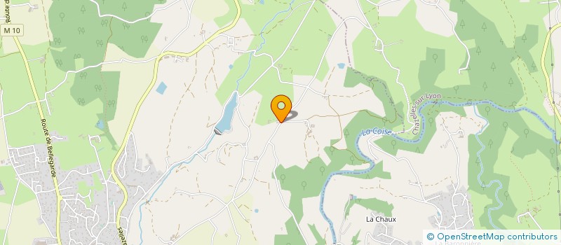 localisation de l'entreprise MADAME MARIE CHARTIER  SAINT-GALMIER