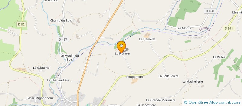 localisation de l'entreprise MADAME MARIE CHARUEL  SOURDEVAL