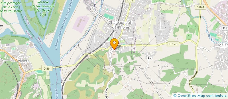 localisation de l'entreprise MADAME MARIE CHARVET  CHOMERAC