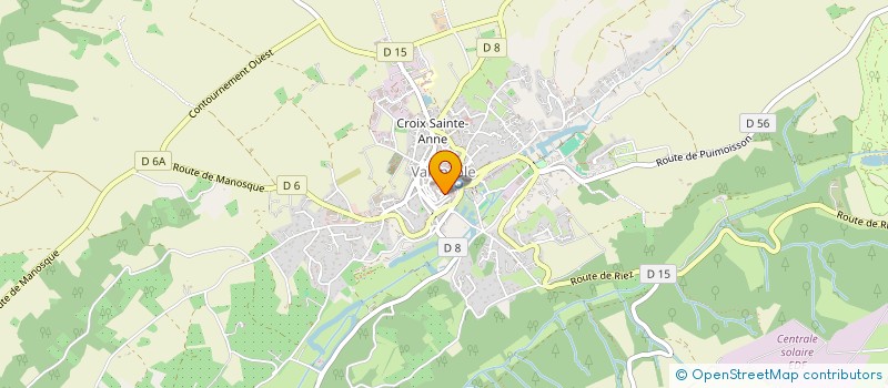 localisation de l'entreprise MADAME MARIE CHASPOUL à VALENSOLE