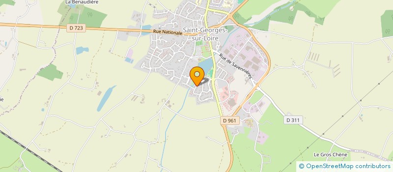 localisation de l'entreprise MADAME MARIE CHASSAINT  SAINT-GEORGES-SUR-LOIRE