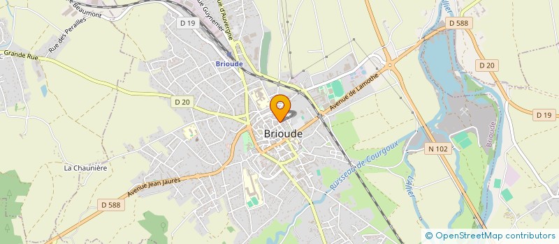 localisation de l'entreprise MADAME MARIE CHASSANG  BRIOUDE