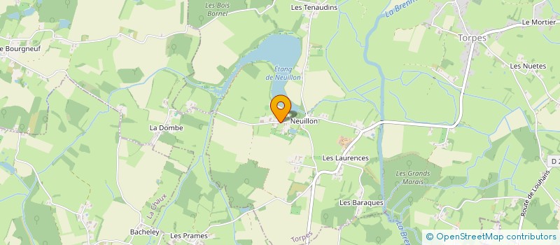 localisation de l'entreprise MADAME MARIE CHAUDAT à TORPES