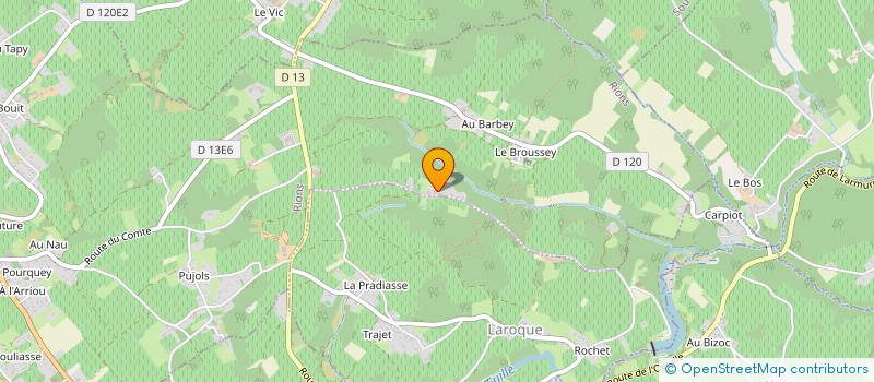 localisation de l'entreprise MADAME MARIE CHAUMERLIAS  MONPRIMBLANC