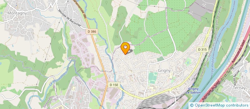 localisation de l'entreprise MADAME MARIE CHAUMUZEAU  GRIGNY