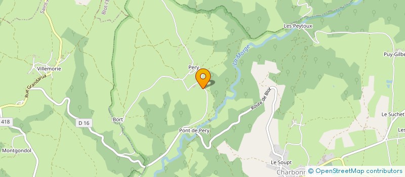 localisation de l'entreprise MADAME MARIE CHAUSSADE à CHARBONNIERES-LES-VIEILLES