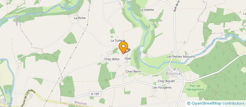 localisation de l'entreprise MADAME MARIE CHAUSSONNAUD à BIOUSSAC