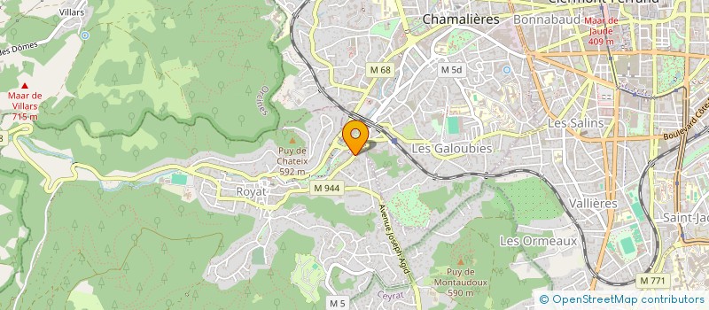 localisation de l'entreprise MADAME MARIE CHAUTARD à ROYAT