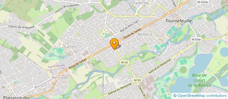 localisation de l'entreprise MADAME MARIE CHAUVEAU  TOURNEFEUILLE