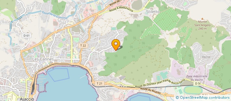 localisation de l'entreprise MADAME MARIE CHAUVET à AJACCIO