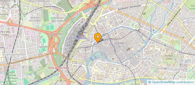 localisation de l'entreprise MADAME MARIE CHAUVET  STRASBOURG