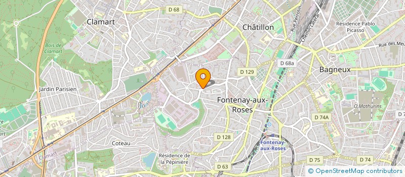 localisation de l'entreprise MADAME MARIE CHAUVET à FONTENAY-AUX-ROSES