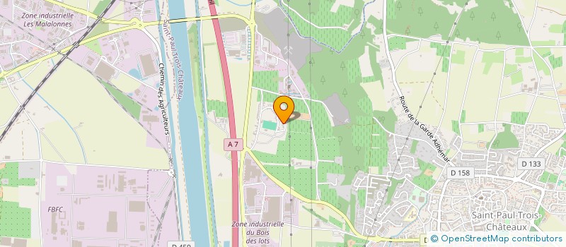 localisation de l'entreprise MADAME MARIE CHAUVIERE  SAINT-PAUL-TROIS-CHATEAUX