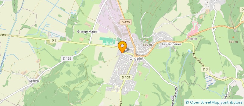 localisation de l'entreprise MADAME MARIE CHAVANE DE FLACELIERE  DOMPIERRE-SUR-MONT