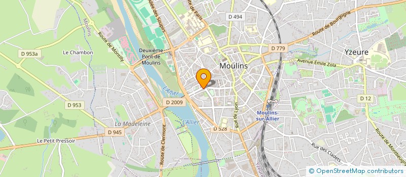 localisation de l'entreprise MADAME MARIE CHAVANEL à MOULINS