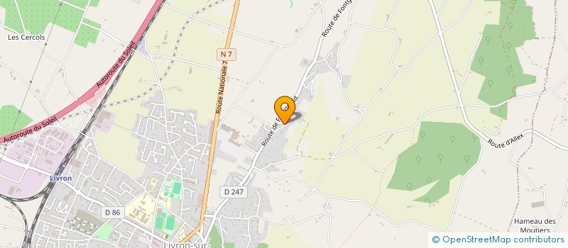 localisation de l'entreprise MADAME MARIE CHAZAL  LIVRON-SUR-DROME