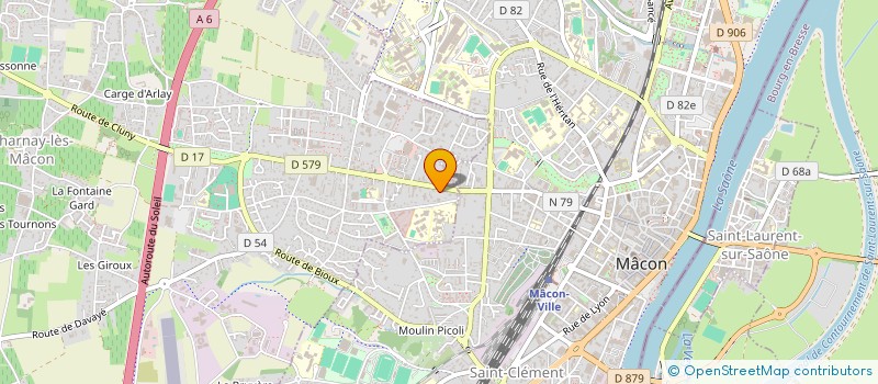 localisation de l'entreprise MADAME MARIE CHAZAL  CHARNAY-LES-MACON