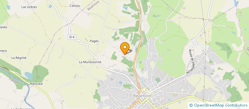 localisation de l'entreprise MADAME MARIE CHAZALON à REALMONT