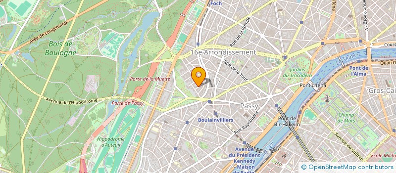 localisation de l'entreprise MADAME MARIE CHAZEL  PARIS