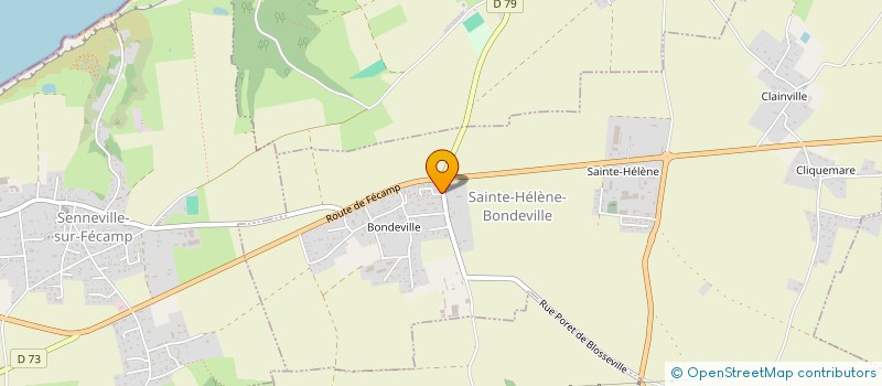 localisation de l'entreprise MADAME MARIE CHEDRU  SAINTE-HELENE-BONDEVILLE