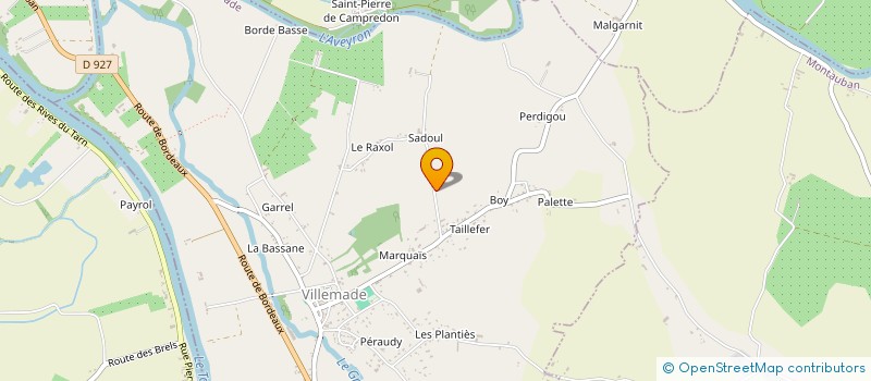 localisation de l'entreprise MADAME MARIE CHEREAU  VILLEMADE