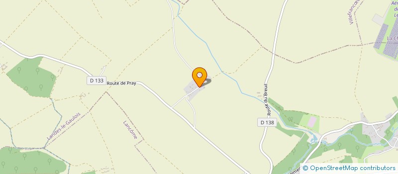 localisation de l'entreprise MADAME MARIE CHERY  LANDES LE GAULOIS