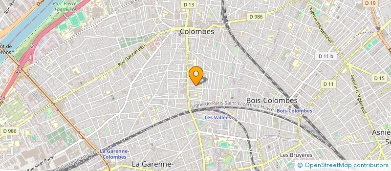 localisation de l'entreprise MADAME MARIE CHESSE  COLOMBES