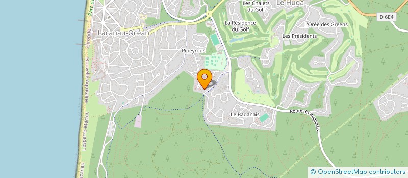 localisation de l'entreprise MADAME MARIE CHEVALERIN  LACANAU