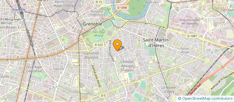 localisation de l'entreprise MADAME MARIE CHEVALIER à GRENOBLE